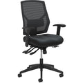 Black Mesh Bonded Leather High-Back Task Chair S775