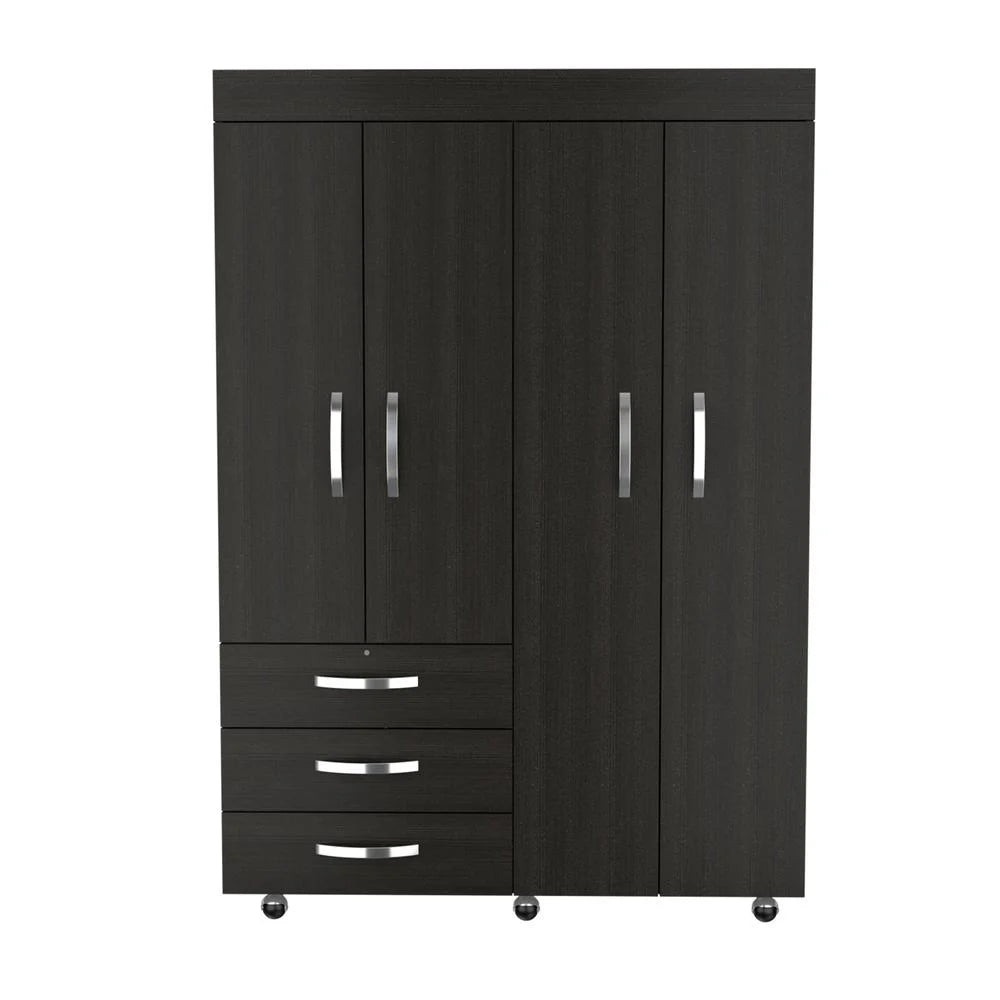 Black Mobile Armoire K8820