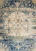 Blue Ivory Rug 6'7 x 9'2 Y775