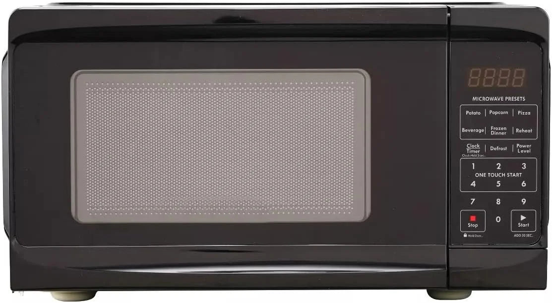 700 Watt 0.7 cu. ft. Microwave Oven with LED Digital Display - Black T2941