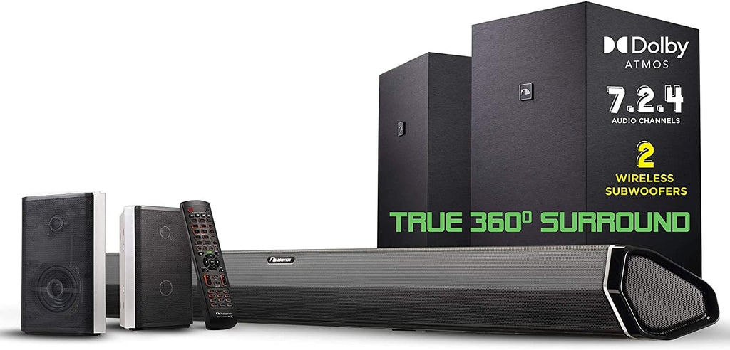 7.1.4 Channel 600W Soundbar with 8" Wireless Subwoofer and 2 Rear Surround Speakers Z72513