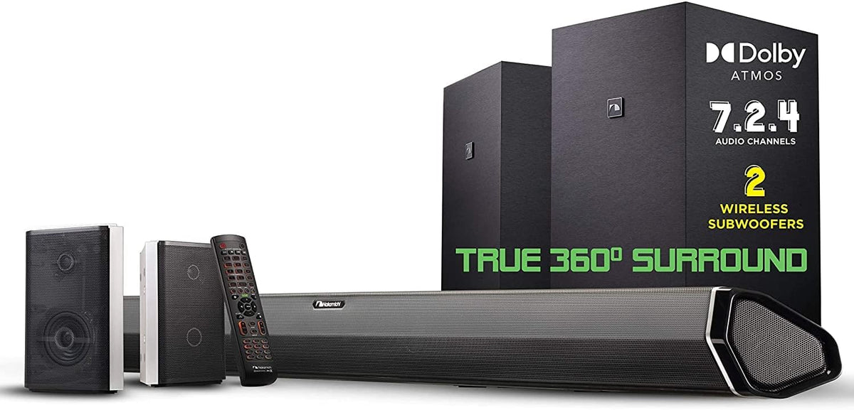 7.1.4 Channel 600W Soundbar with 8" Wireless Subwoofer and 2 Rear Surround Speakers Z72513