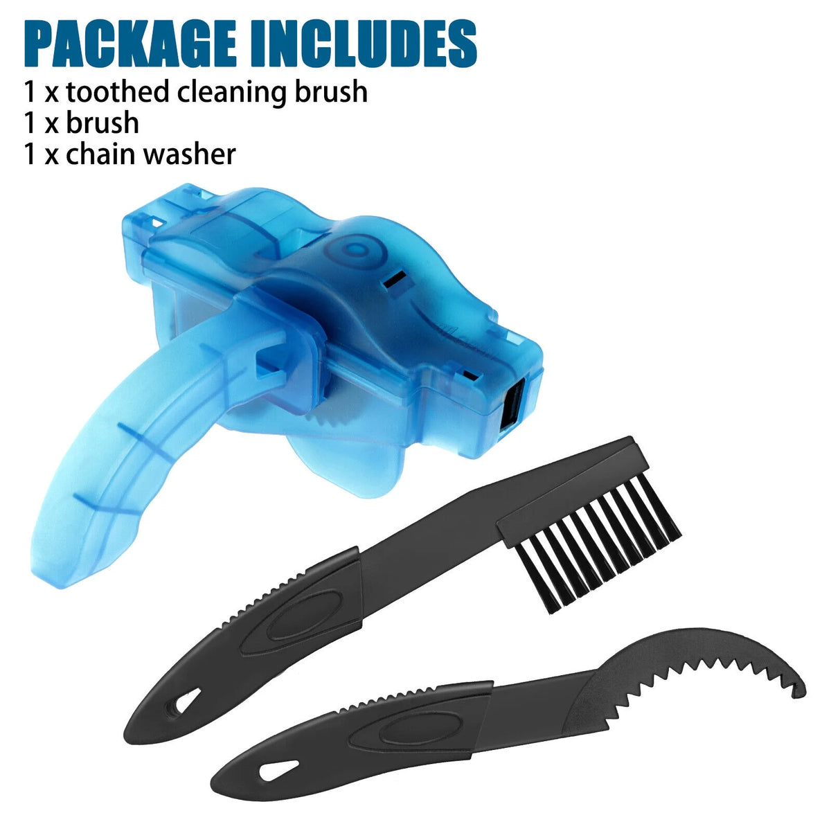 Bicycle Chain Cleaner Cleaning Brush Wheel Kit F986308