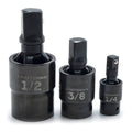 3PC Pinless Impact Universal Joint Adapter Set P8927