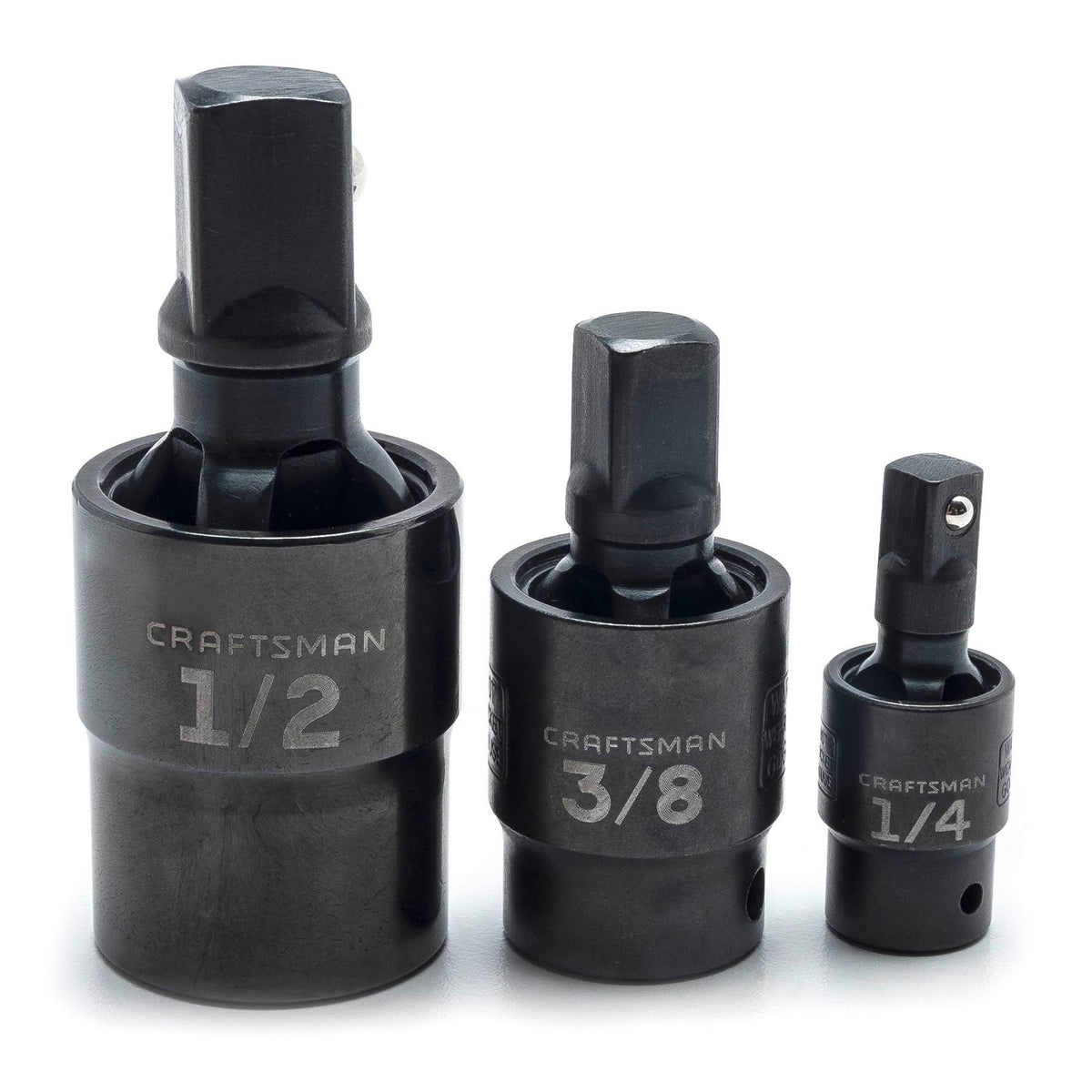 3PC Pinless Impact Universal Joint Adapter Set P8927