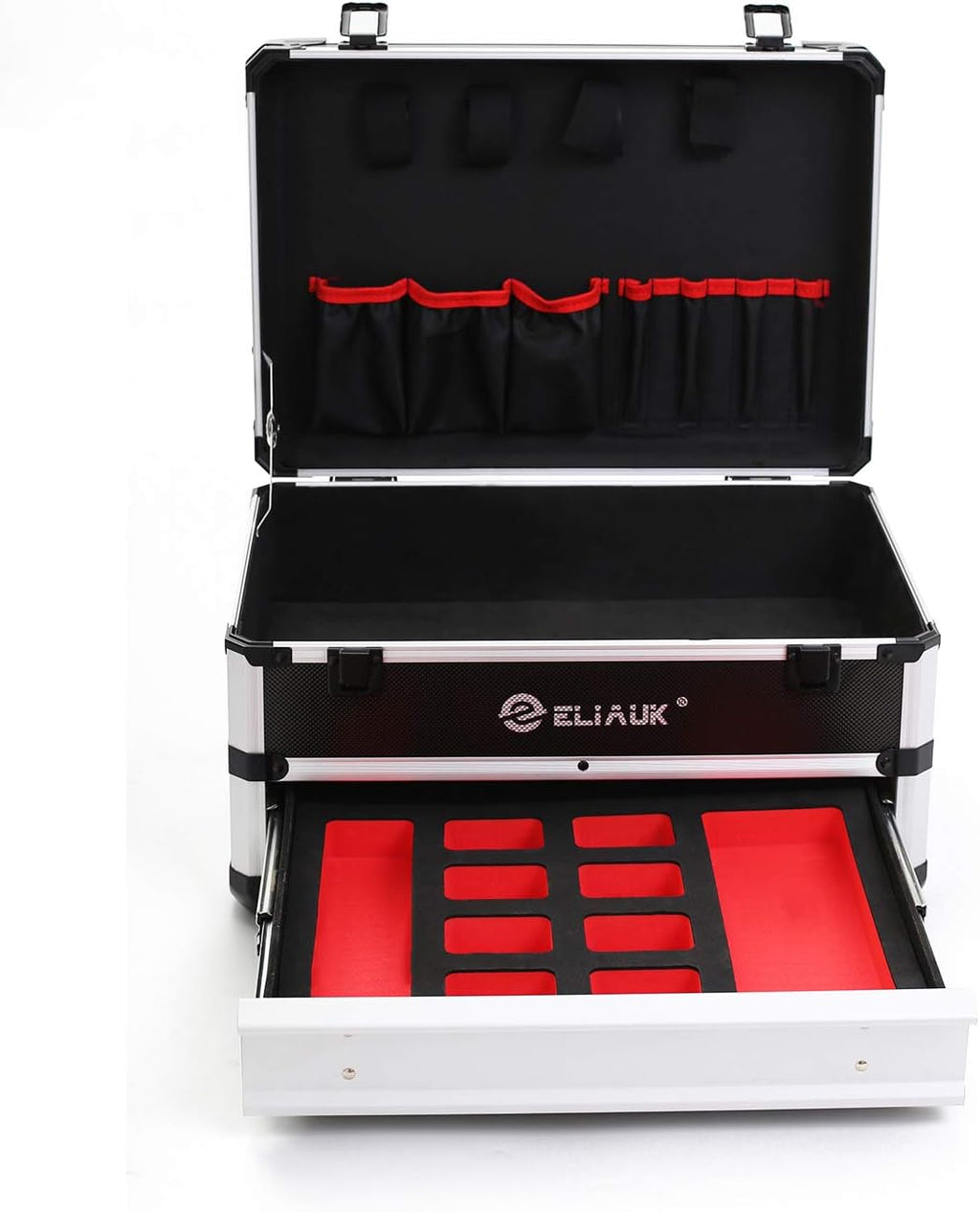 Portable Aluminum Tool box with Drawer L82683