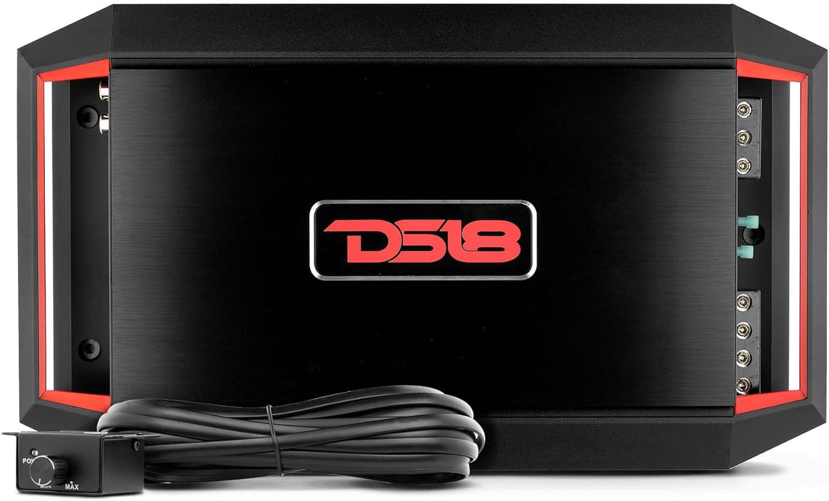 4-Channel 1600w Peak Car Amplifier with Remote Subwoofer Control R29818