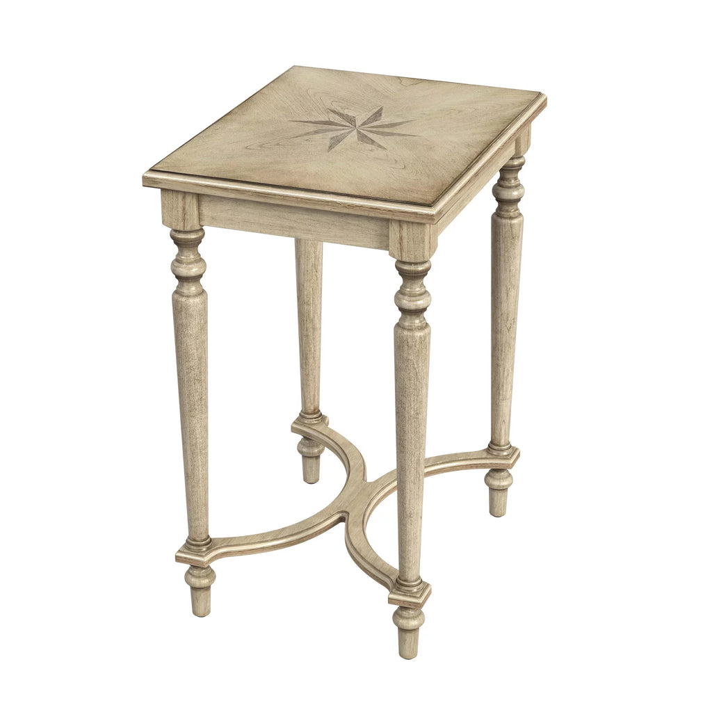Solid Wood Inlay Accent Table Z385783