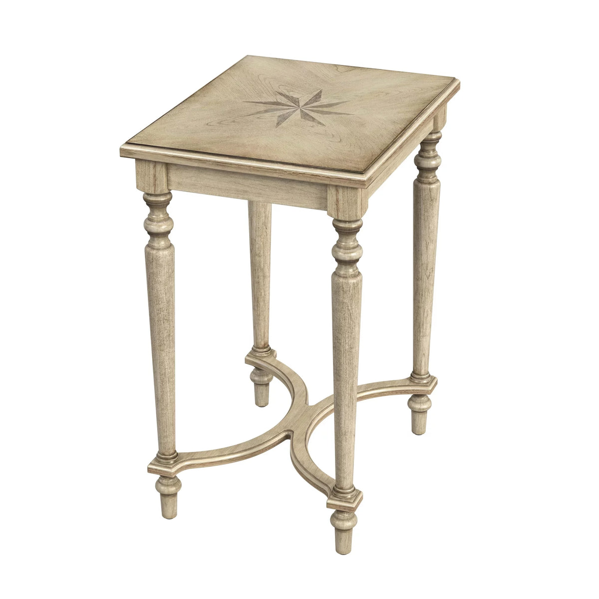 Solid Wood Inlay Accent Table Z385783