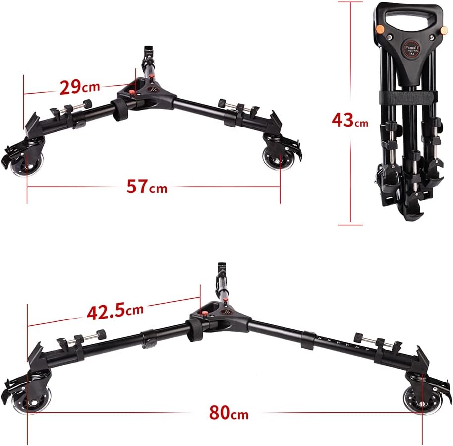 Heavy Duty Tripod Dolly with Wheels J8687