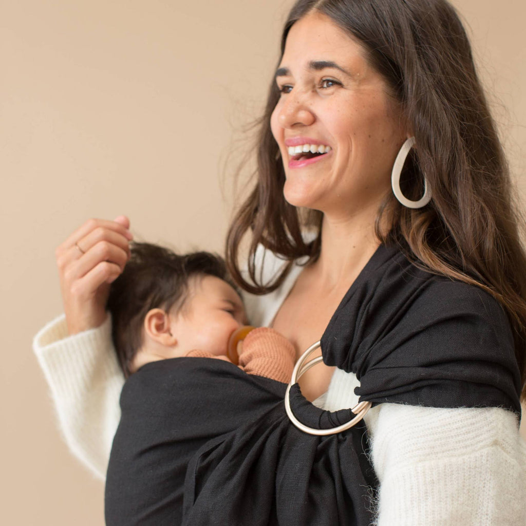 Raven Bronze Ring Sling Baby Carrier X5157