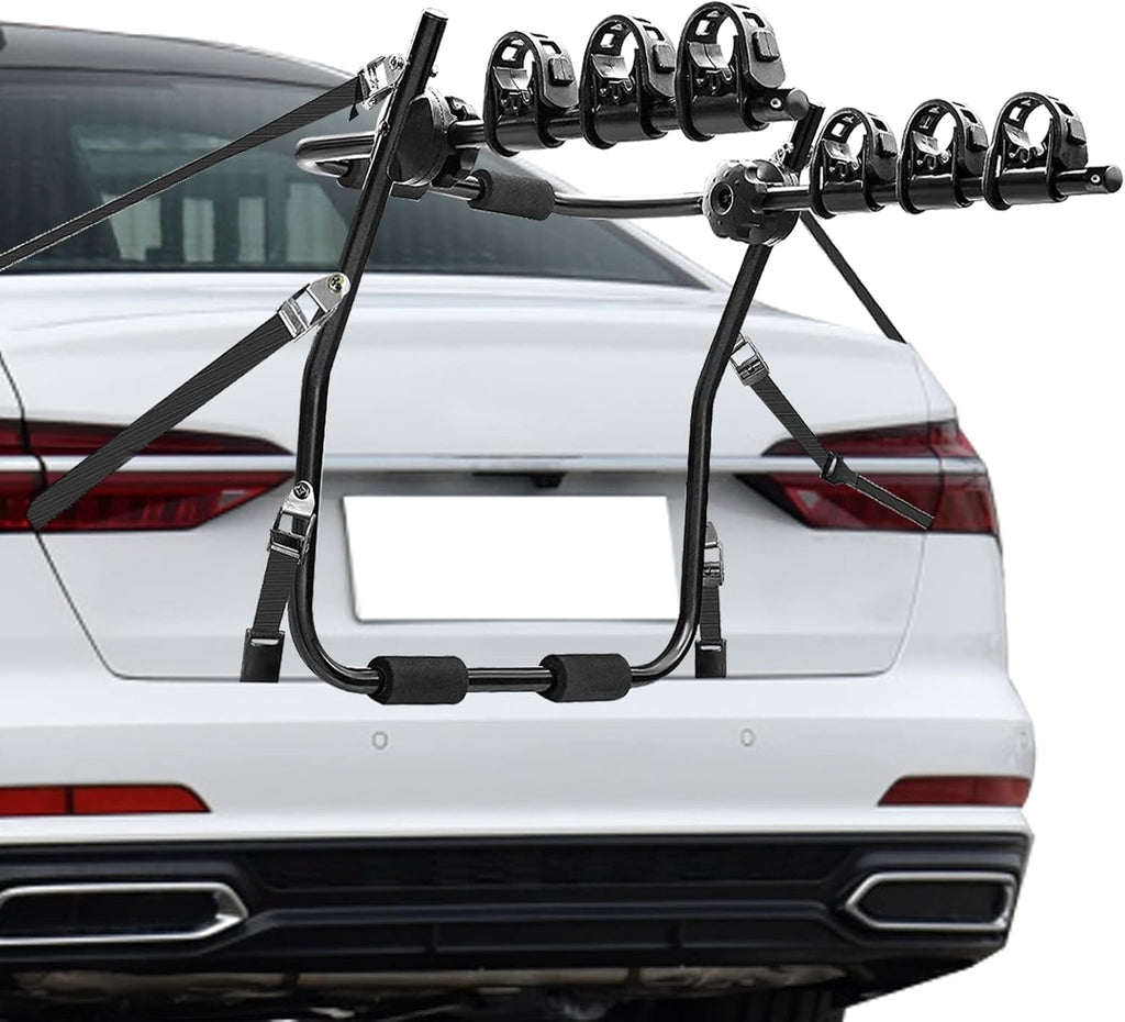 3 Bike Trunk Mount Bike Rack for Cars U9363