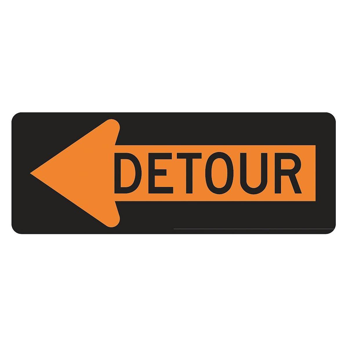 Detour Sign, 18 x 48in L940658