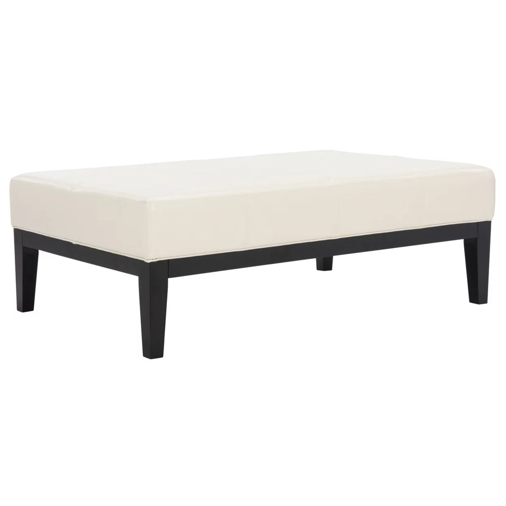 Cream Rectangular Cocktail Ottoman L544419