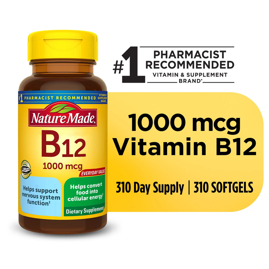 Vitamin B12 1000 mcg Softgels, 310 Count B454