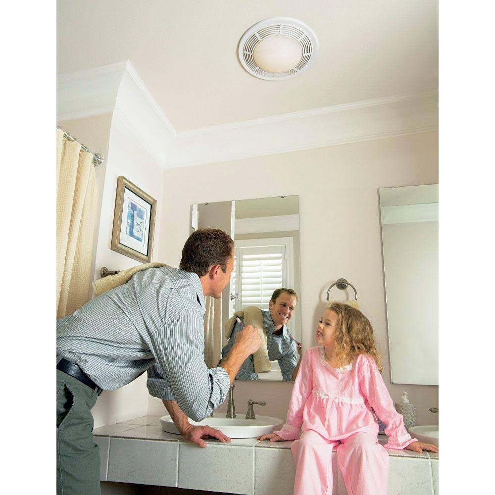 100 CFM Bathroom Fan with Light E9180
