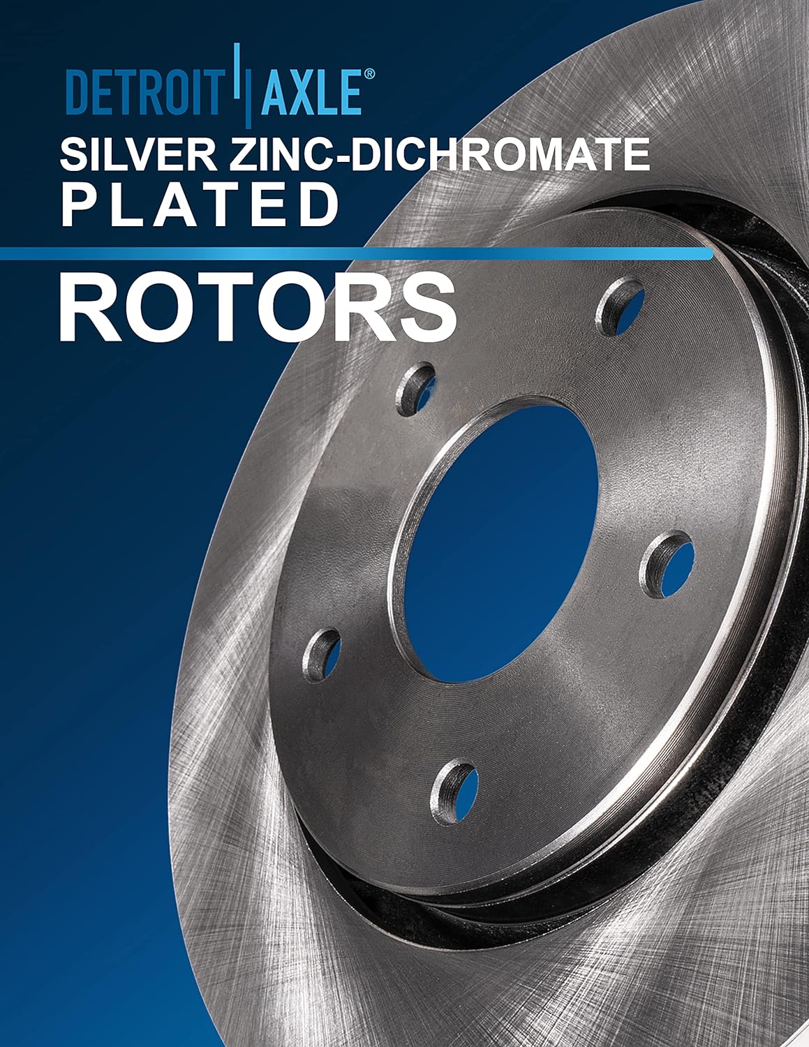 Front and Rear Disc Rotors + Ceramic Brake Pads 8pc Set S815