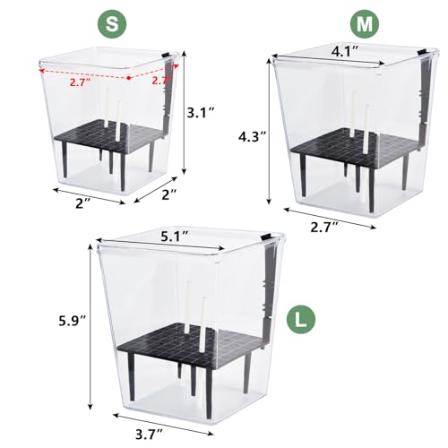 3 Pack 2.7 Inch Self Watering Planter Pot E9629