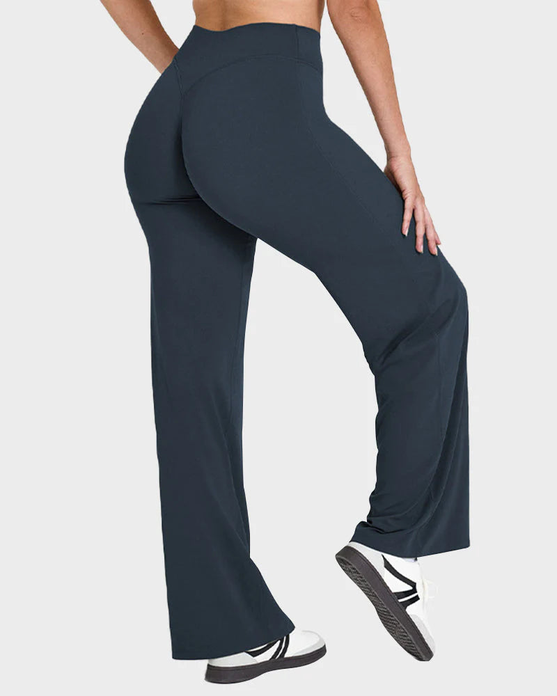 High-Waisted Wide-Leg Yoga Pants W808763