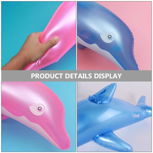 12pcs Inflatable Dolphin Model Inflatable Animal Toy Q7786