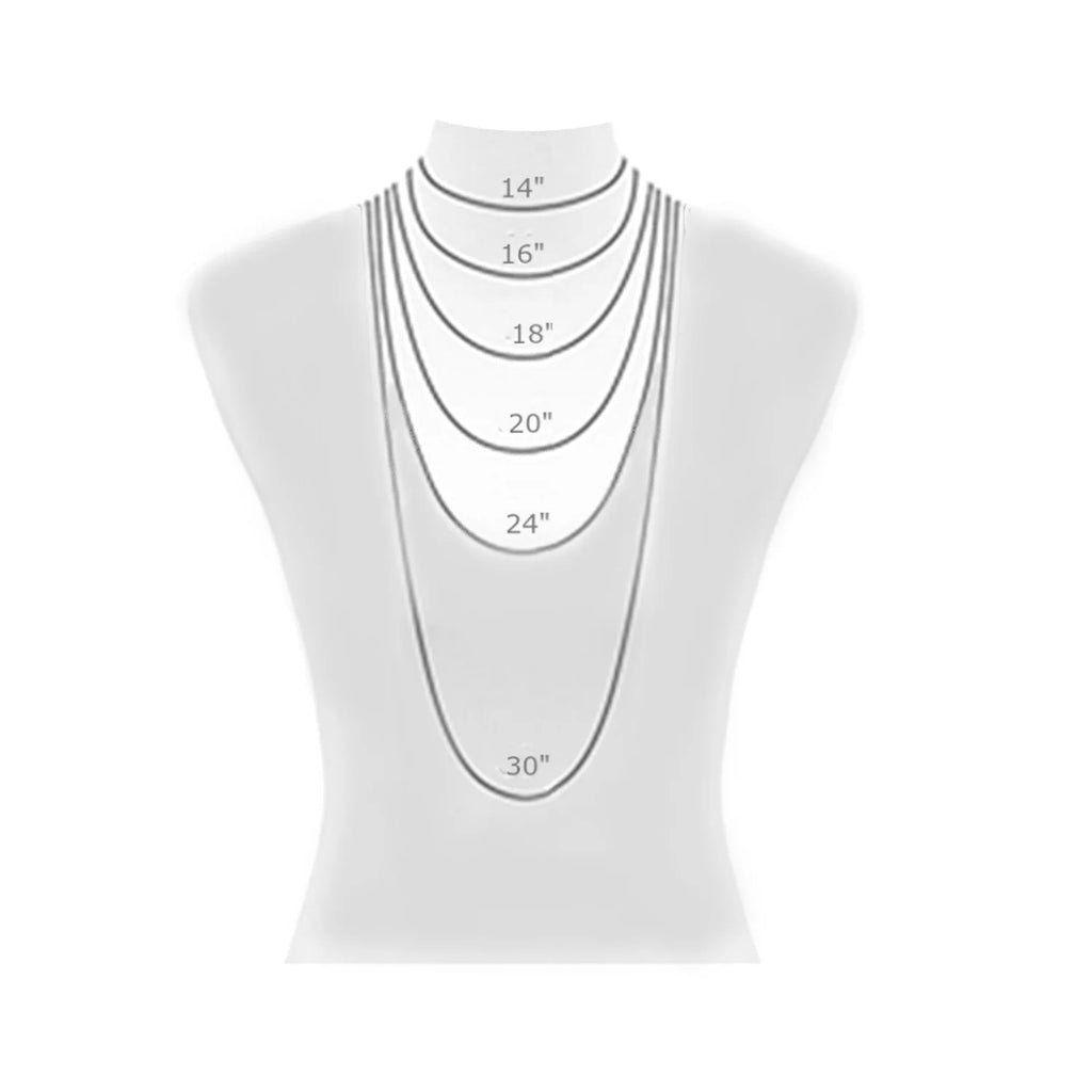 14k Solid Gold Yellow Box Chain Necklace 0.6 mm 13 inches L63885