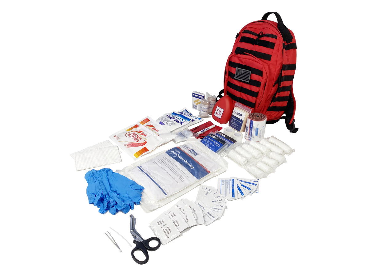 Red First Aid Trauma Backpack Kit W38618