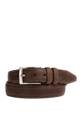 Distressed Casual Belt 36 - Brown E5651