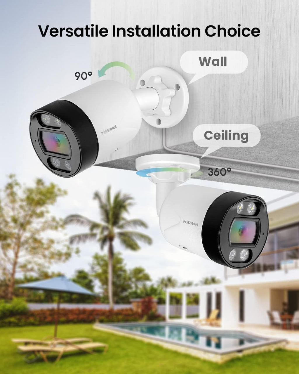 5MP PoE IP Camera with Full-Color Night Vision E138