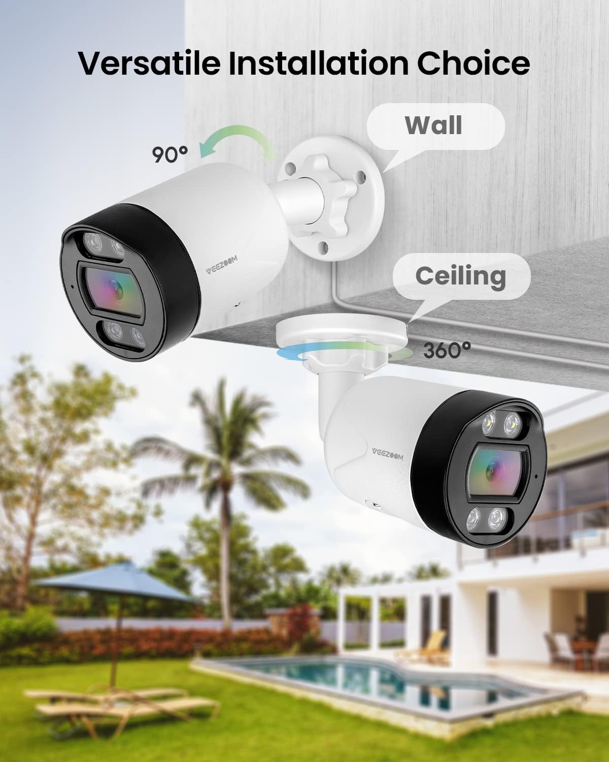 5MP PoE IP Camera with Full-Color Night Vision E138