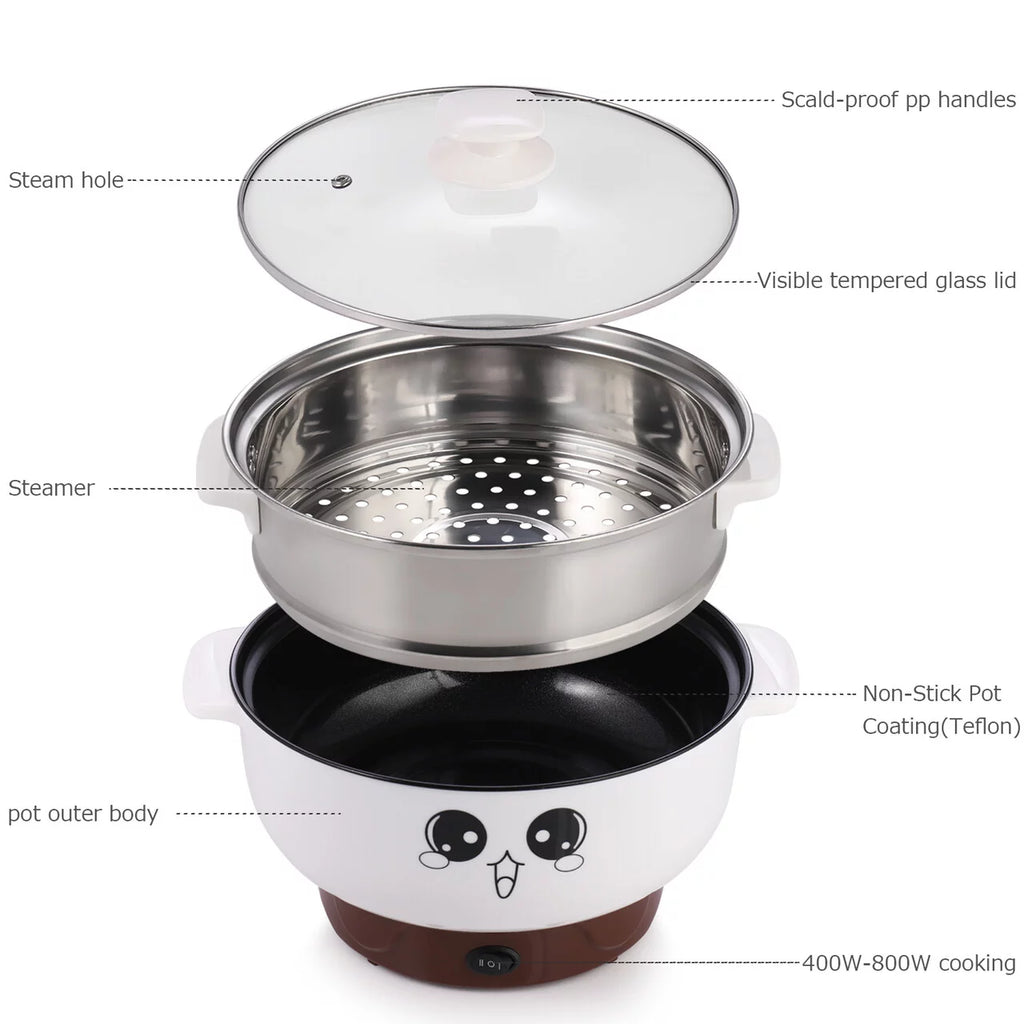 3.6L Multifunction Electric Cooker with Lid E885