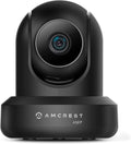 4MP Indoor WiFi Security IP Camera with Pan/Tilt, Two-Way Audio, Night Vision, White, Pack of 2 O57450