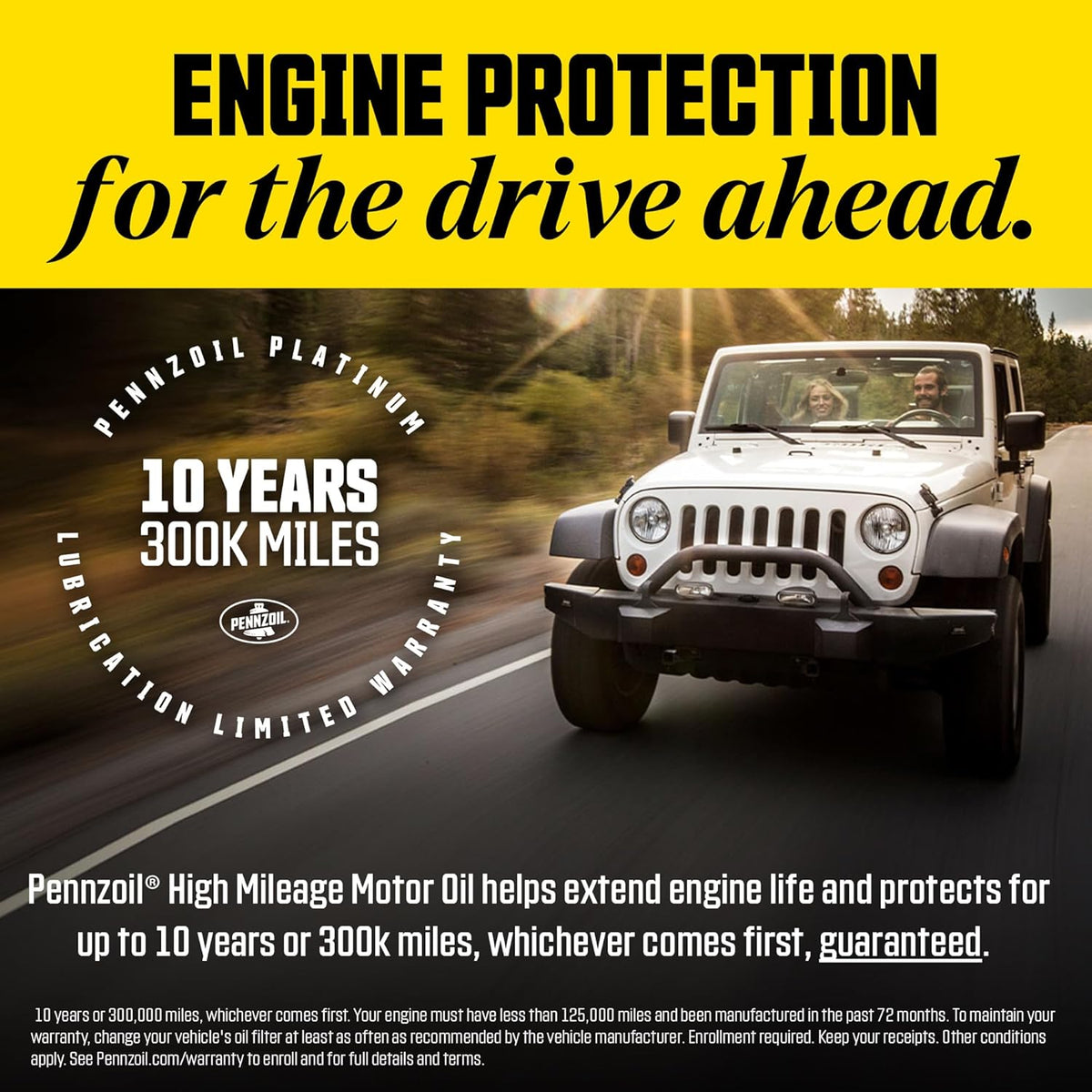 High Mileage Synthetic Blend 5W-30 Motor Oil (1-Quart, Pack of 2) C870720