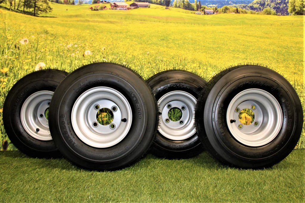 18x8.50-8 Gray Tire and Wheel Assembly Set of 4 B885459