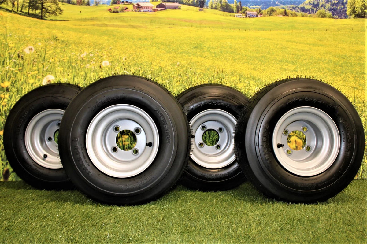 18x8.50-8 Gray Tire and Wheel Assembly Set of 4 B885459