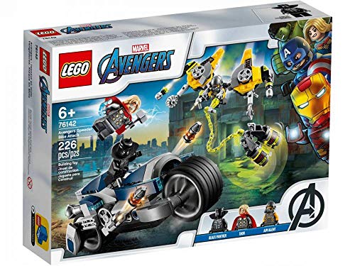 Black Panther and Thor Buildable Superhero Toy (226 Pieces) Z122