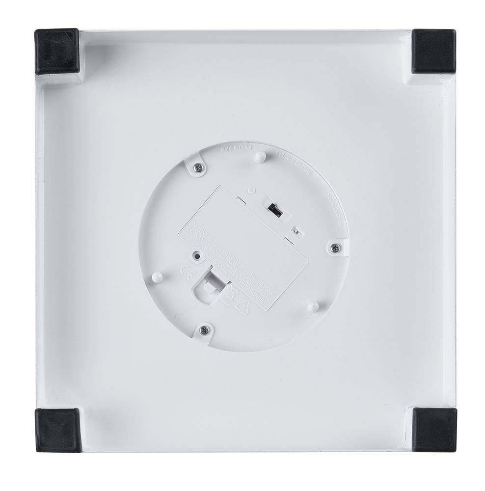 White Lantern with Flameless Candle U8835