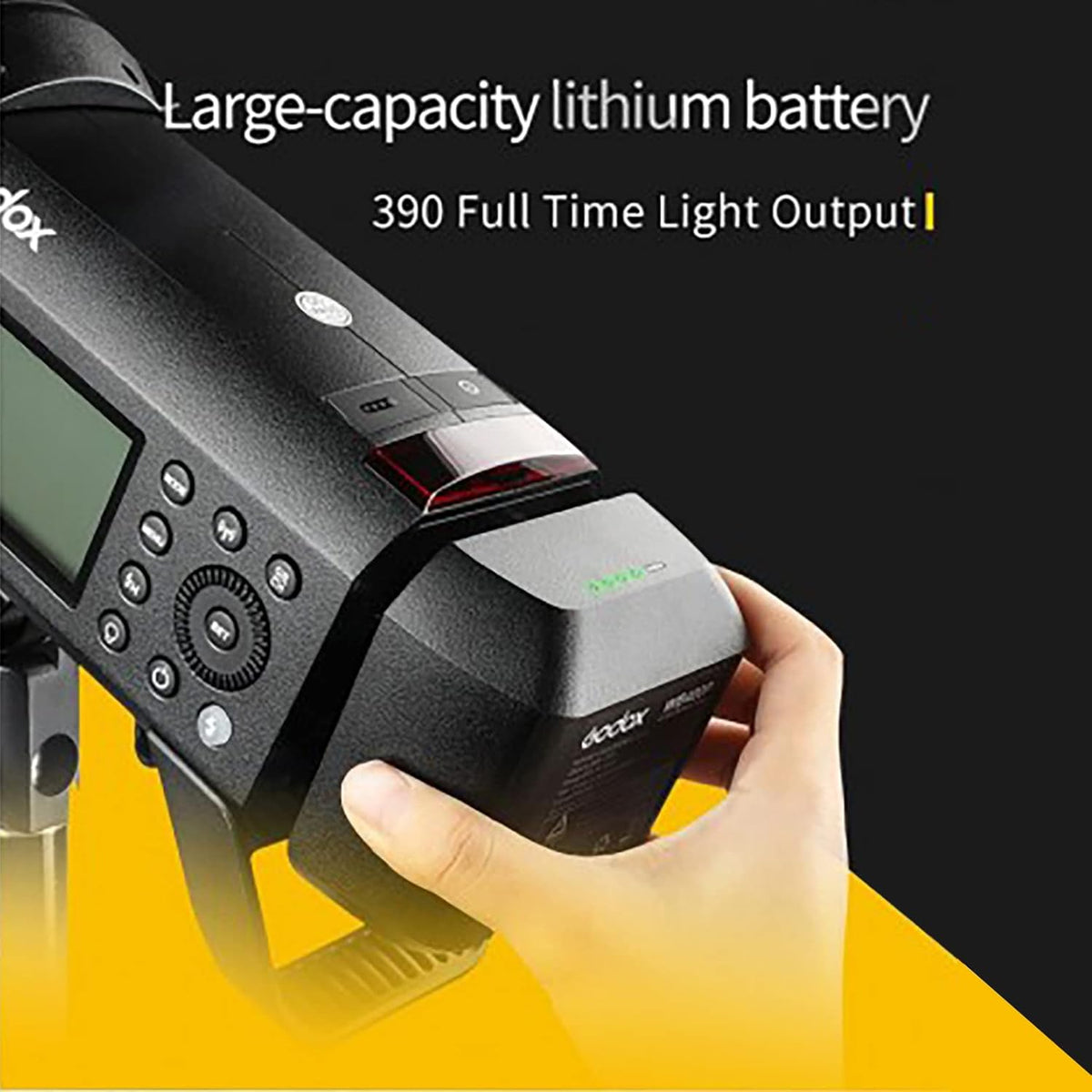 22.2V 2500mAh Li-ion Battery Pack for AD400 Pro Studio Flash Strobe Light Z7627