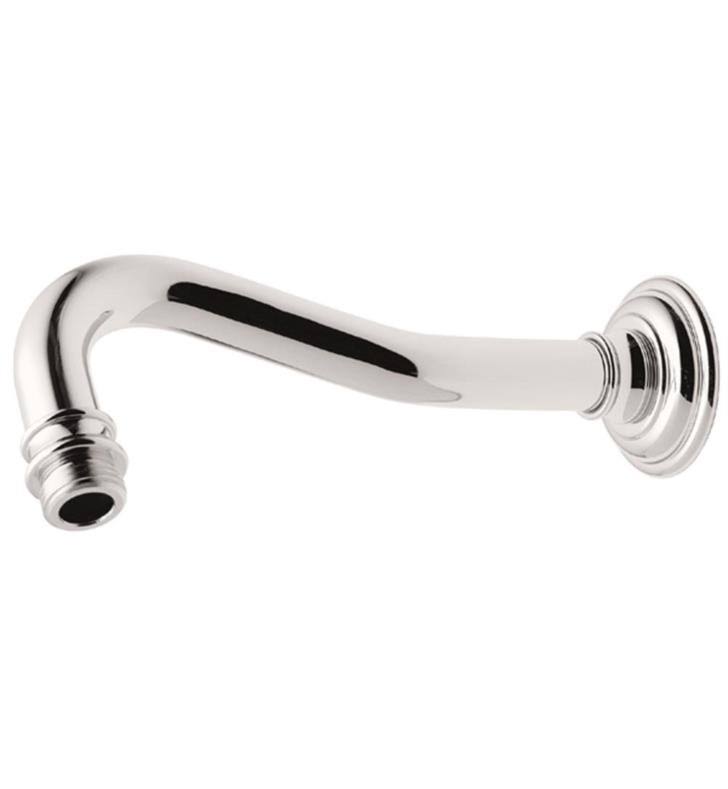 7x22 Traditional Shower Arm Antique Brass Flat L1987