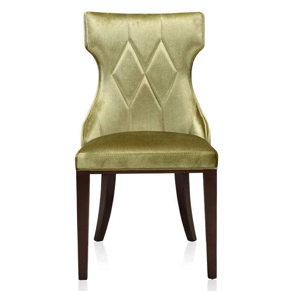 Velvet Dining Chair Set of 2 Grey D489