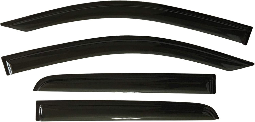 Side Window Vent Visor Deflectors Rain Guards Pack of 2 A617347