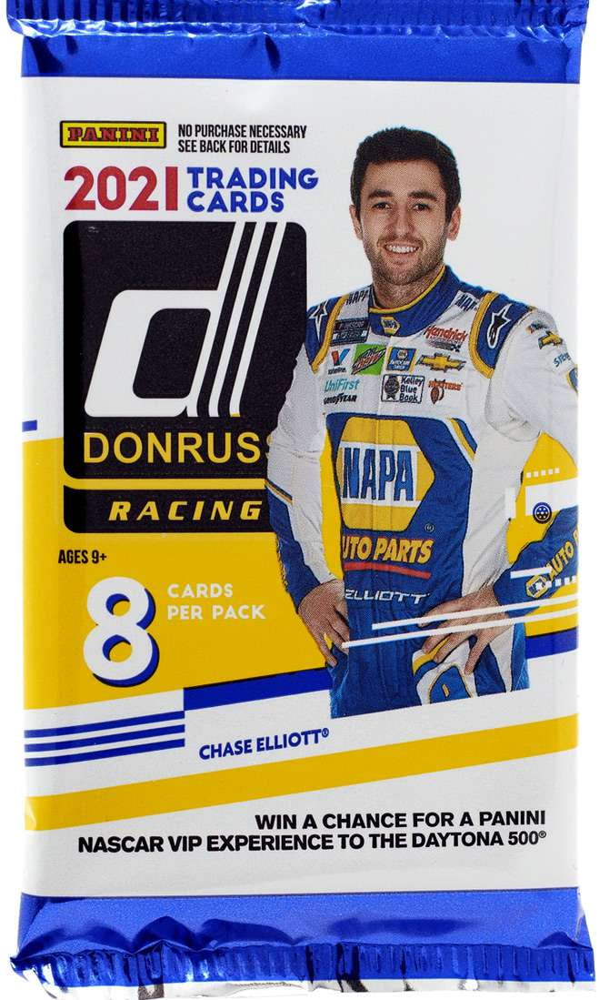 2021 Donruss Racing Trading Card HOBBY Pack (8 Cards) C36416