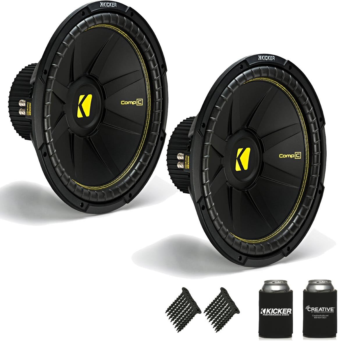 15" Subwoofers Bundle Single 4-Ohm Voice Coil D139