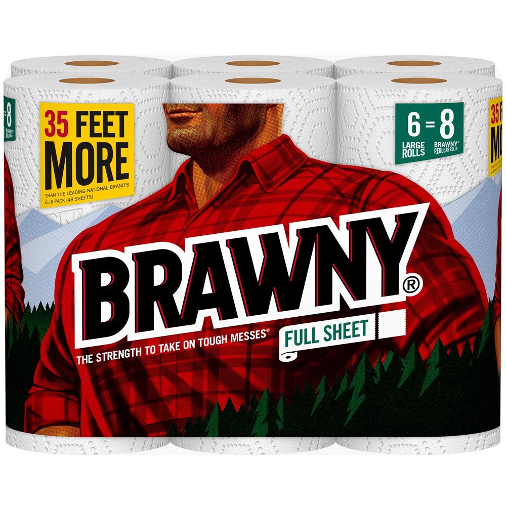 6 Large Rolls Full Sheet Paper Towels L925580