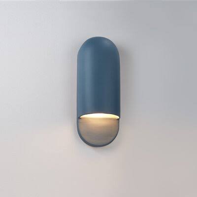 1 - Light Dimmable LED Flush Mount Carrara Marble H28790