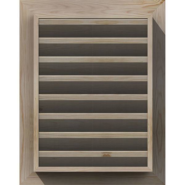 Primed Vertical Gable Vent U4814