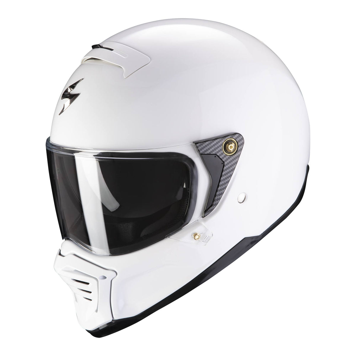 Solid White Motorcycle Helmet A44569
