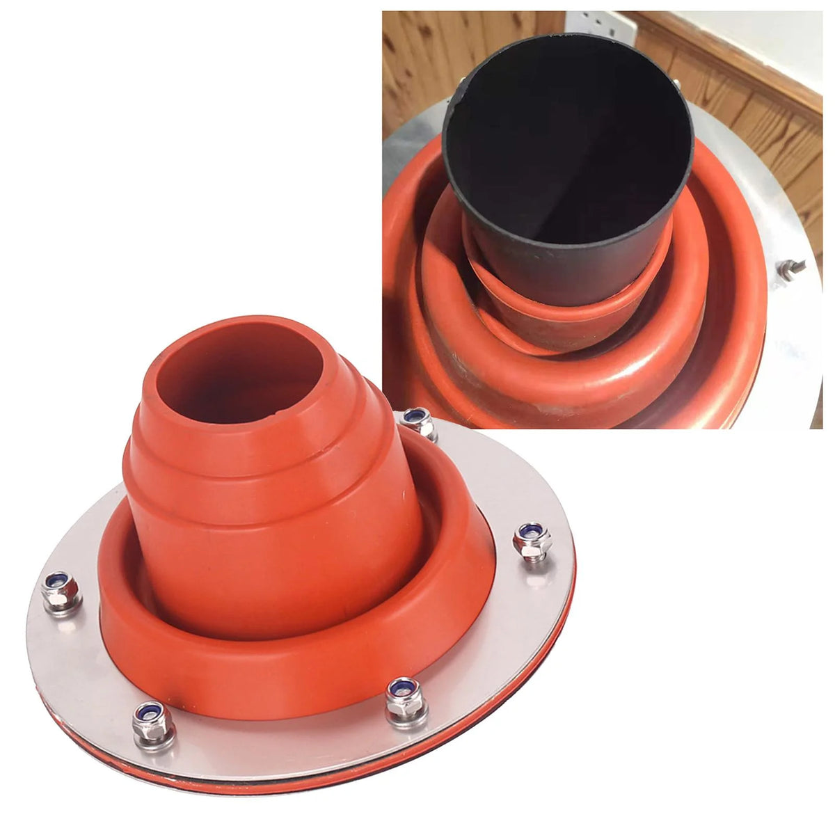 2 Pcs Fire Resistant Tent Furnace Tube Chimney D779