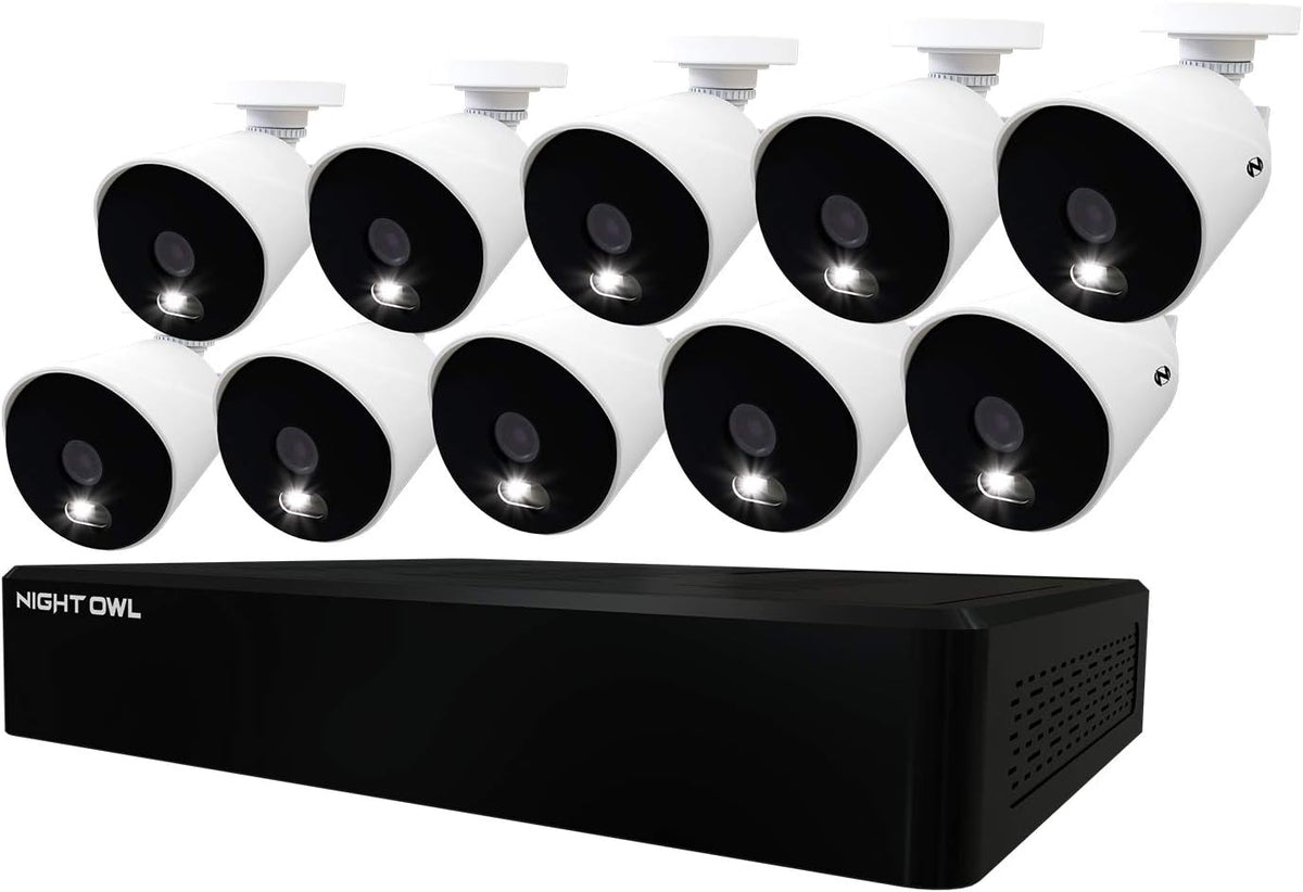 6 Wired 4K Ultra HD Indoor/Outdoor Security Camera System with 2TB Hard Drive E788945