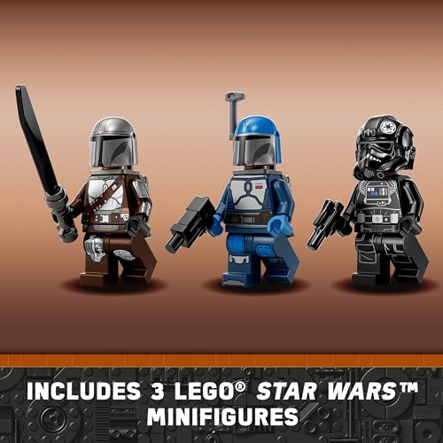 LEGO Star Wars Fang Fighter vs. TIE Interceptor Building Toy Set with 3 Characters Q5156