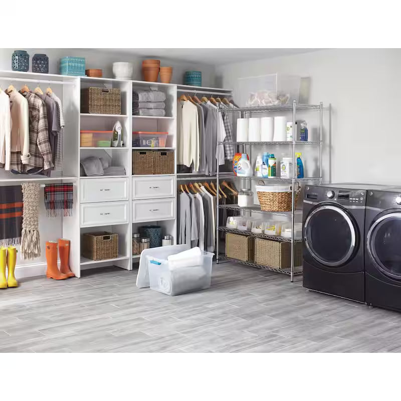 6-Tier Heavy Duty Steel Wire Shelving Unit Z69660